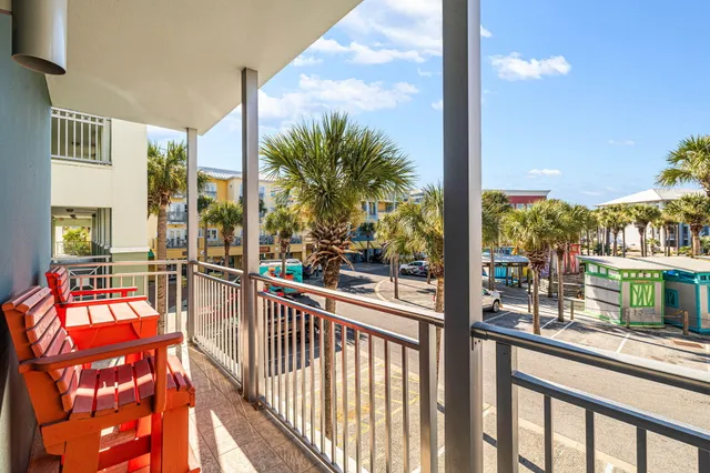 a view of a city with an ocean view