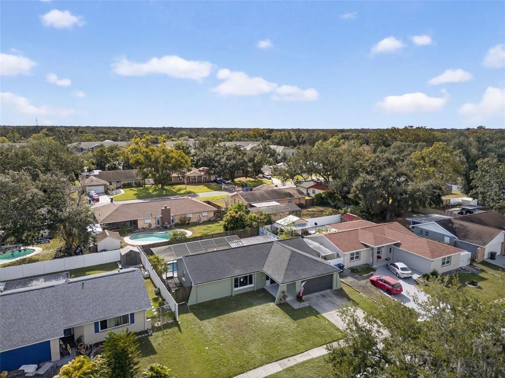 3733 Coppertree Circle Brandon, FL 33511 - Photo 43 of 45 an aerial view of residential houses with outdoor space