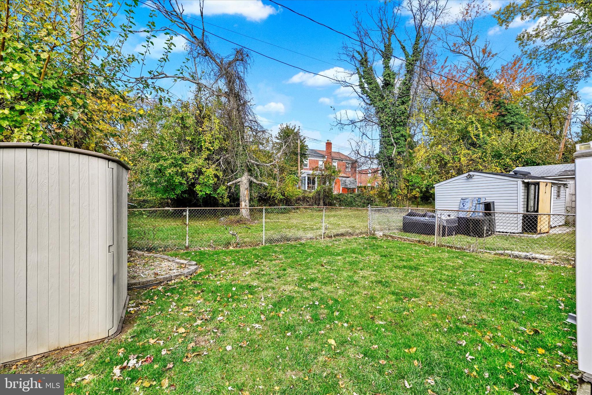 3922 Mortimer Avenue Baltimore, MD 21215 - Photo 25 of 27 a backyard of a house with lots of green space