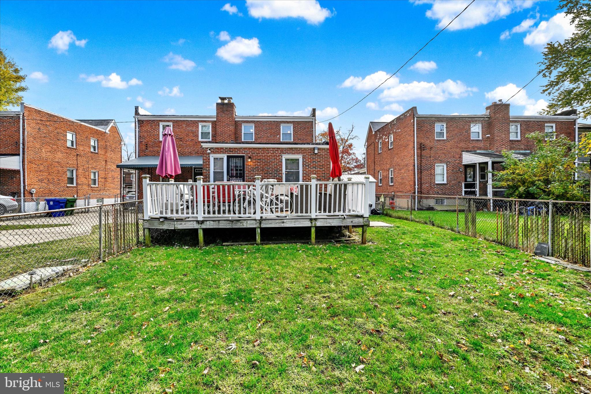 3922 Mortimer Avenue Baltimore, MD 21215 - Photo 27 of 27 a view of a porch with a yard