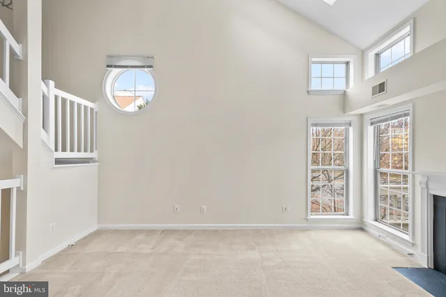 a view interior of a house with stairs