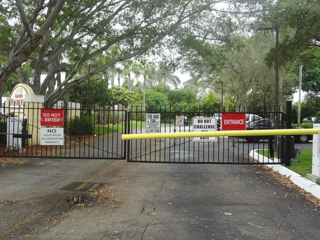 a wooden bench sitting in the middle of a park