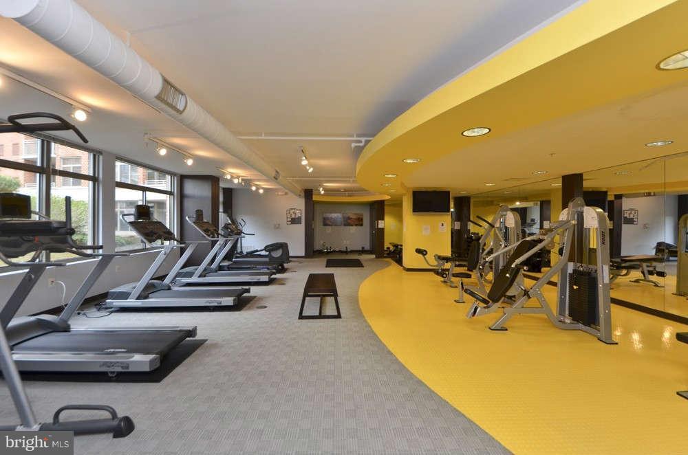 3650 South Glebe Road, Unit 349 Arlington, VA 22202 - Photo 16 of 21 a view of a room with gym equipment