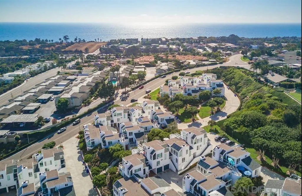 an aerial view of city