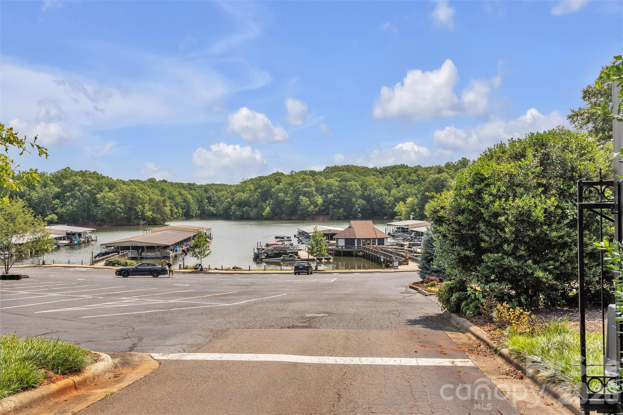 513 Meadow Ridge Drive Belmont, NC 28012 - Photo 40 of 40 a view of a lake with houses