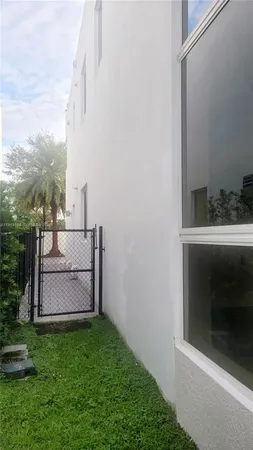 a view of front door of house