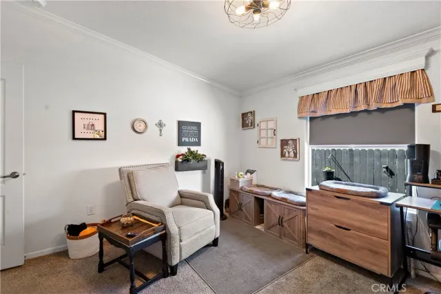 a view of a chairs and tables in the patio