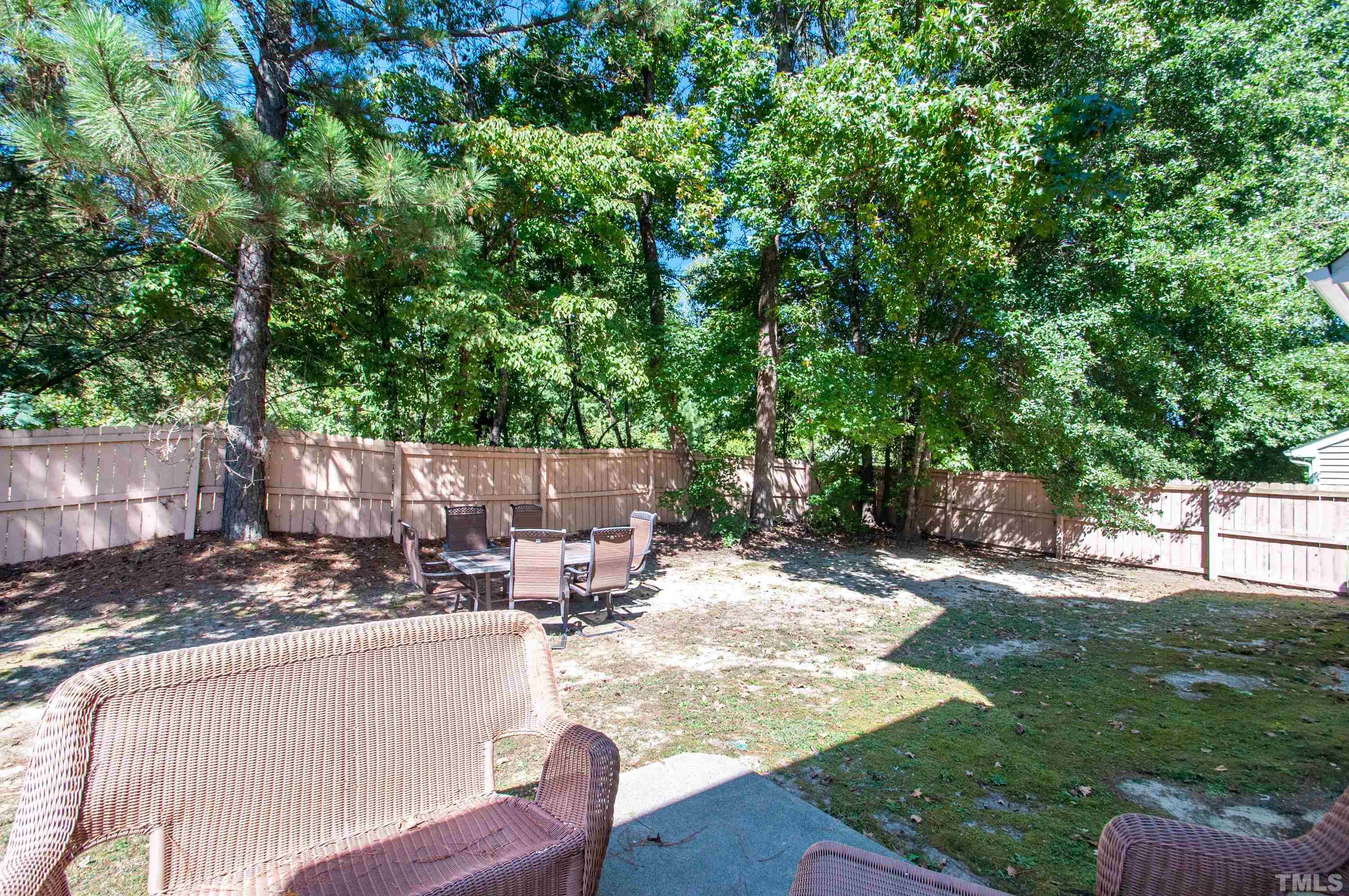 4617 Dresden Village Drive Raleigh, NC 27604 - Photo 30 of 33 a view of backyard with swimming pool and patio