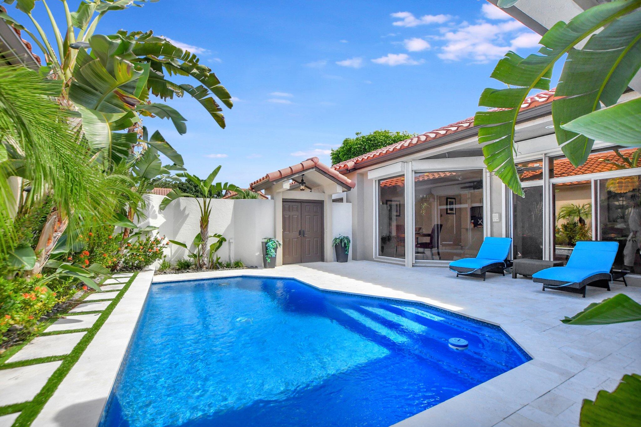 23164 Via Stel Boca Raton, FL 33433 - Photo 27 of 31 a view of outdoor space yard and porch
