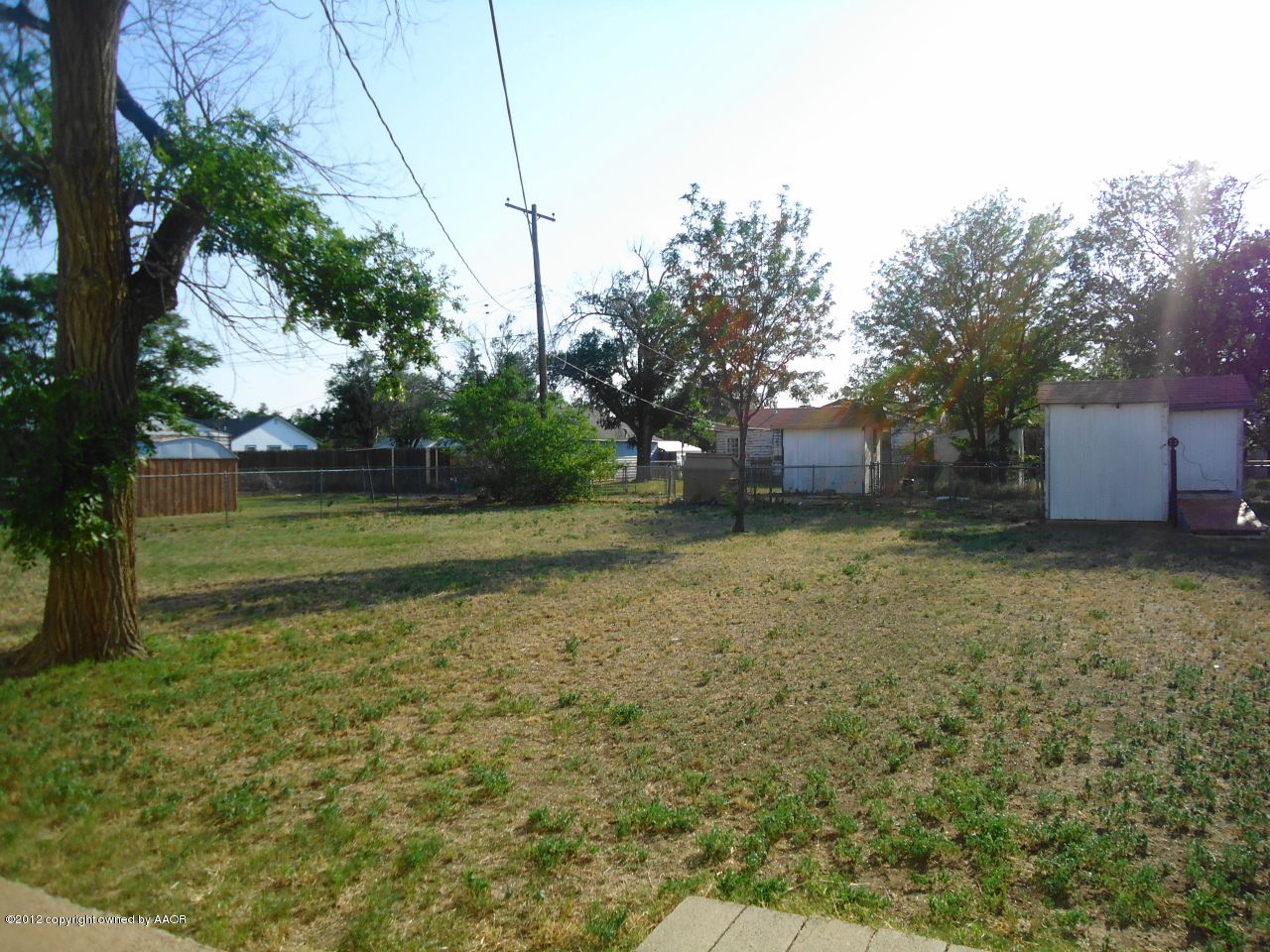 3816 Parker Street Amarillo, TX 79110 - Photo 9 of 11 Back Yard