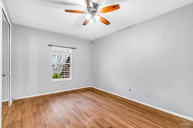 wooden floor in an empty room