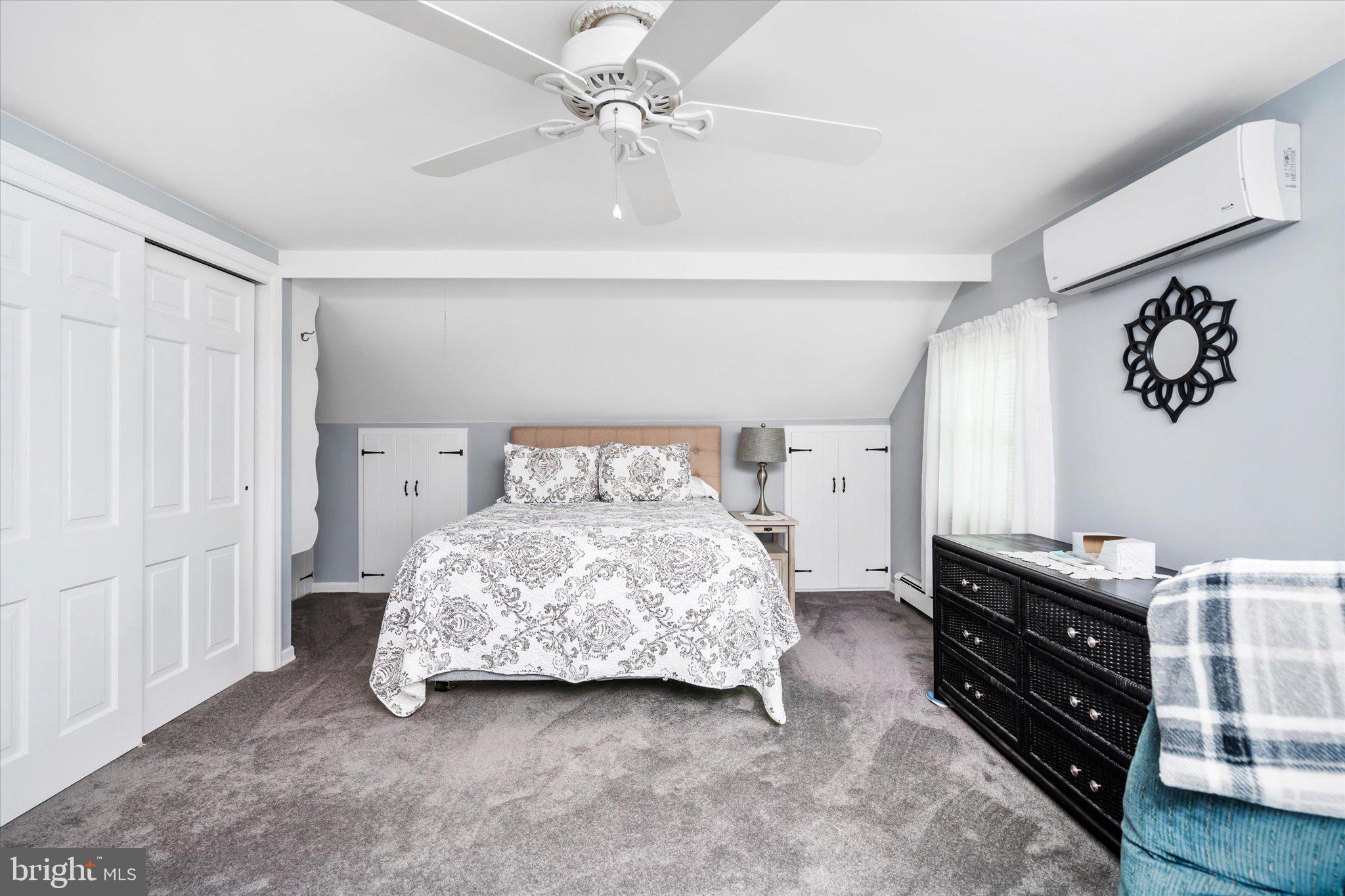 158 Coleman Road Hamilton, NJ 08690 - Photo 22 of 32 a bedroom with a bed and a ceiling fan
