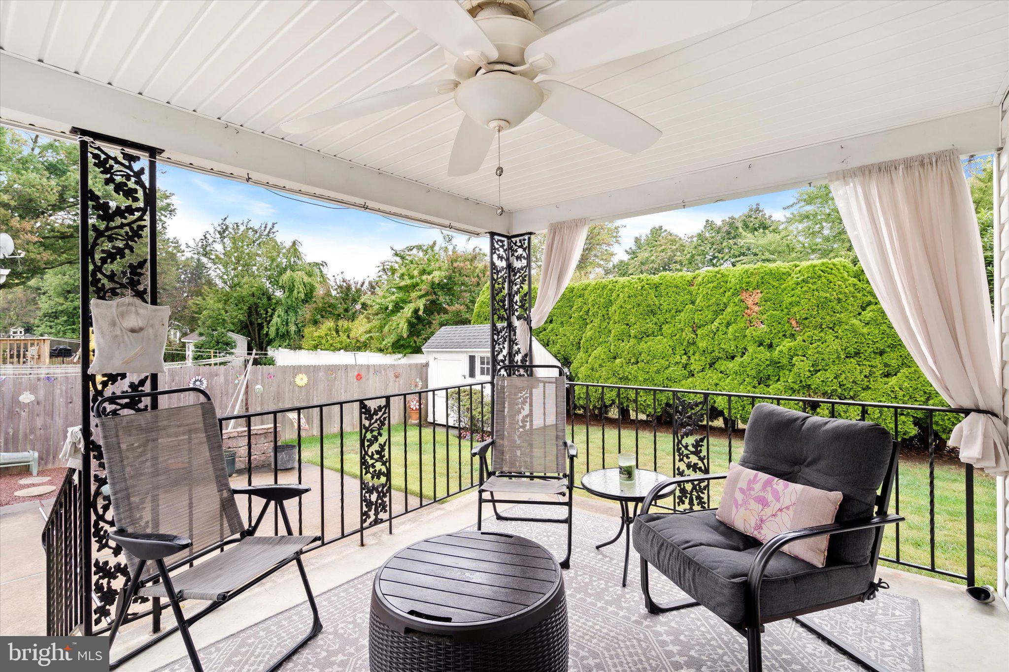 158 Coleman Road Hamilton, NJ 08690 - Photo 29 of 32 a outdoor living space with furniture and garden view