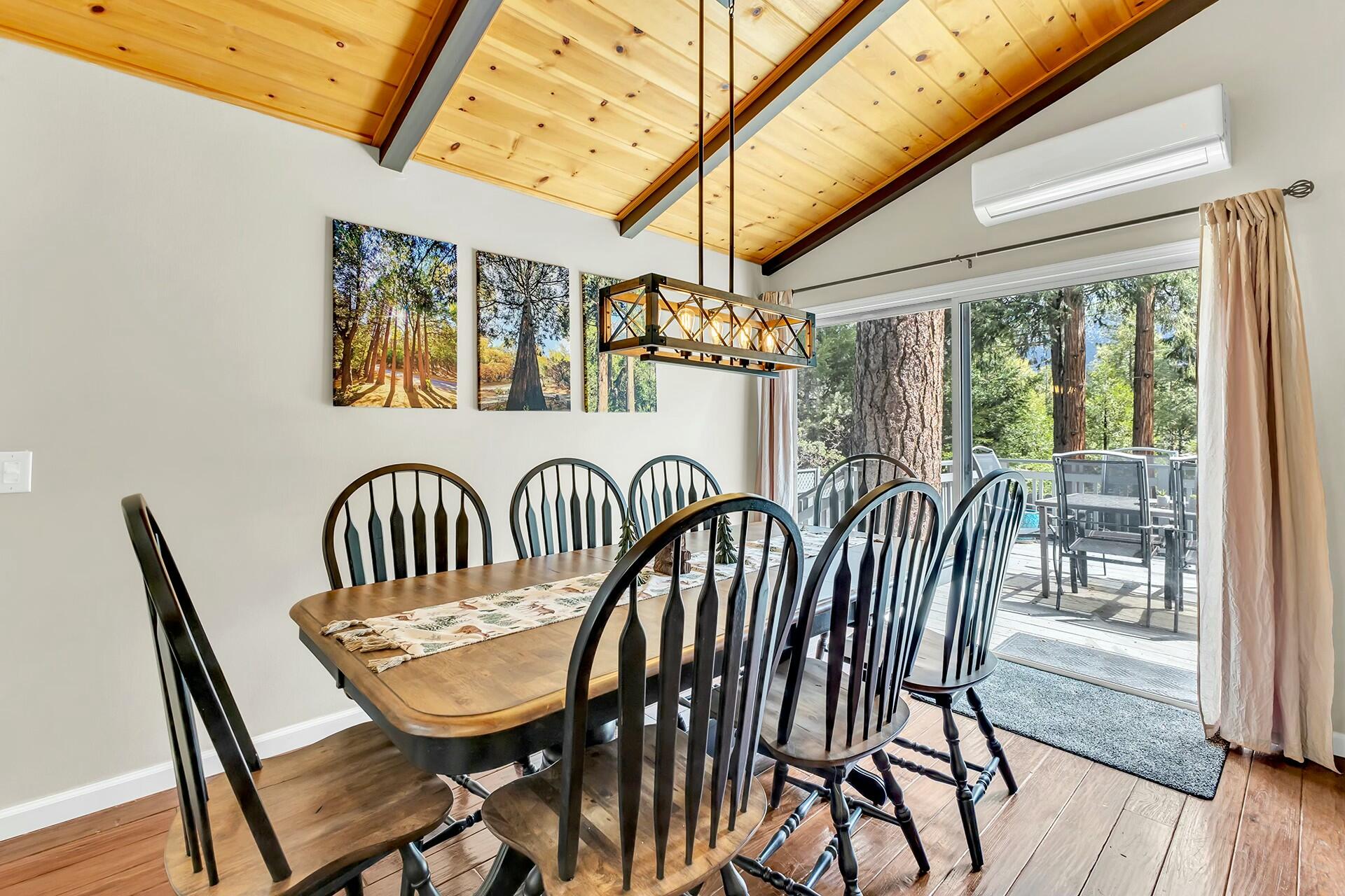 25622 Double Tree Drive Idyllwild, CA 92549 - Photo 17 of 65 a view of a dining room with furniture window and wooden floor