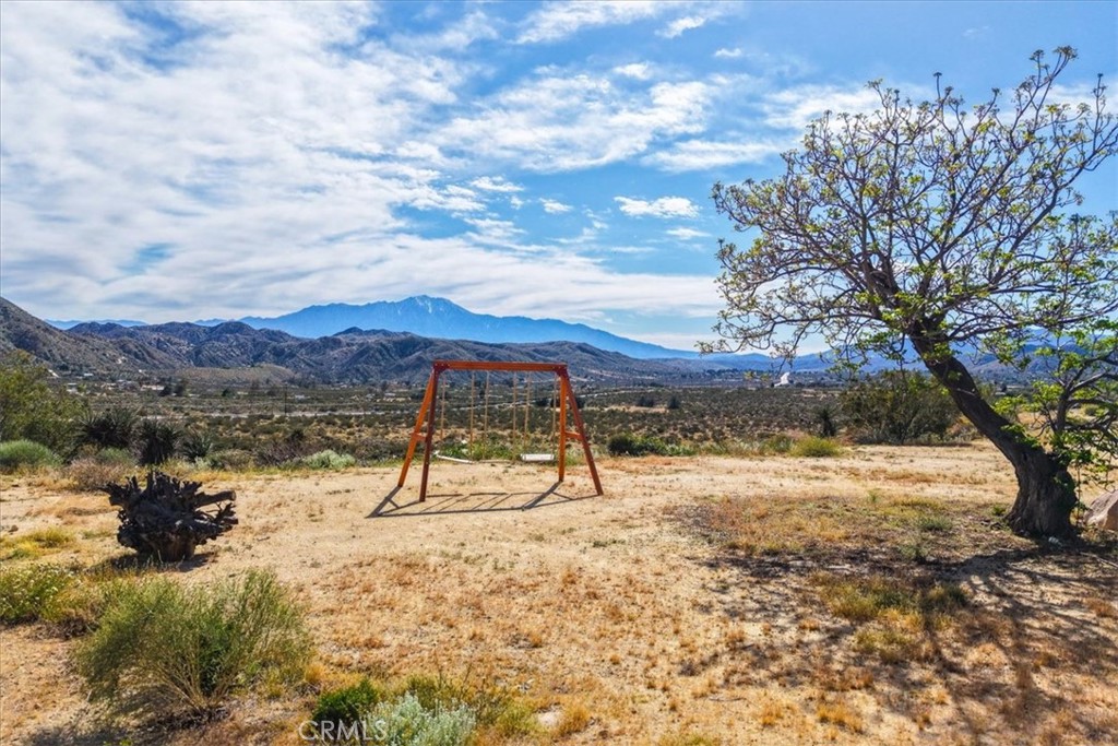8500 South Samel Road Morongo Valley, CA 92256 - Photo 5 of 75 a view of a yard with a tree