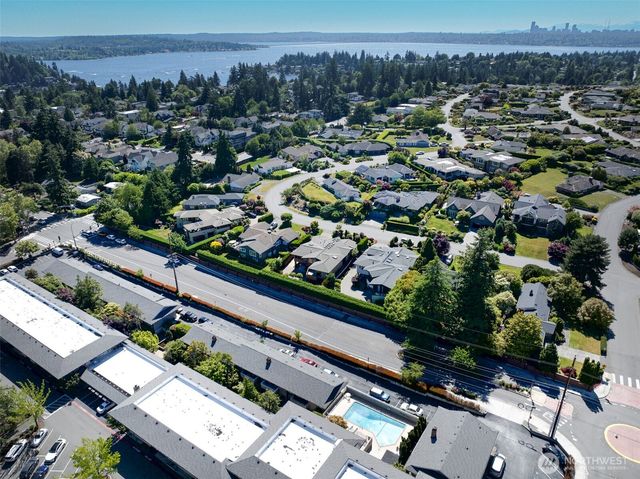 a view of a city with tall buildings