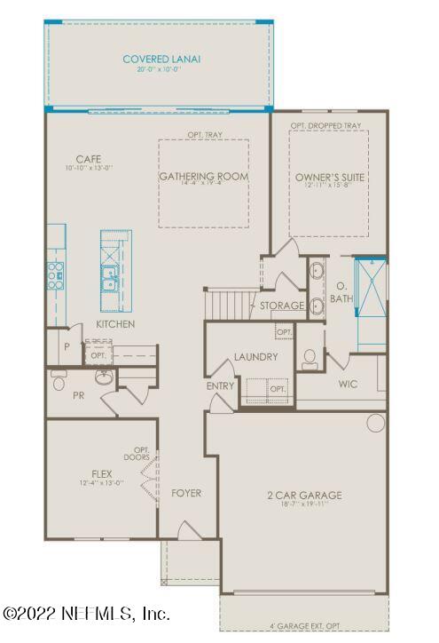 296 Red Barn Road St. Augustine, FL 32092 - Photo 20 of 20 Whitestone Floorplan