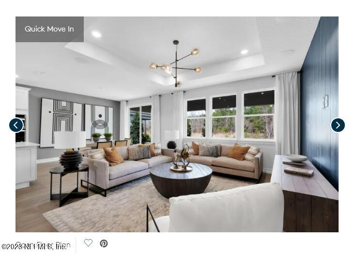 296 Red Barn Road St. Augustine, FL 32092 - Photo 6 of 20 Whitestone Model Living Room Picture