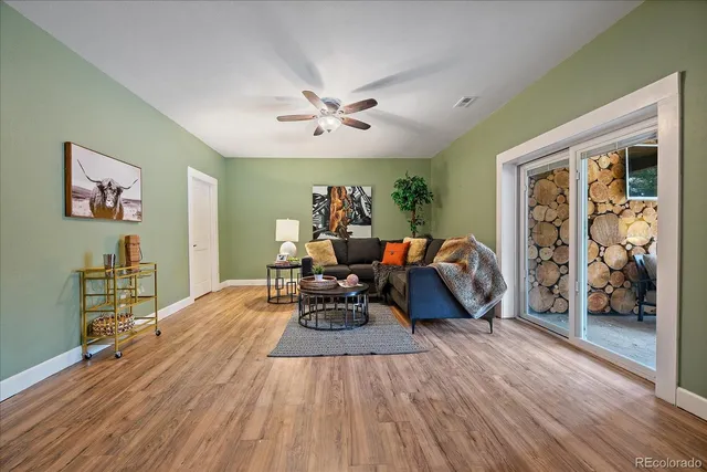 a sign board with yard in front of it