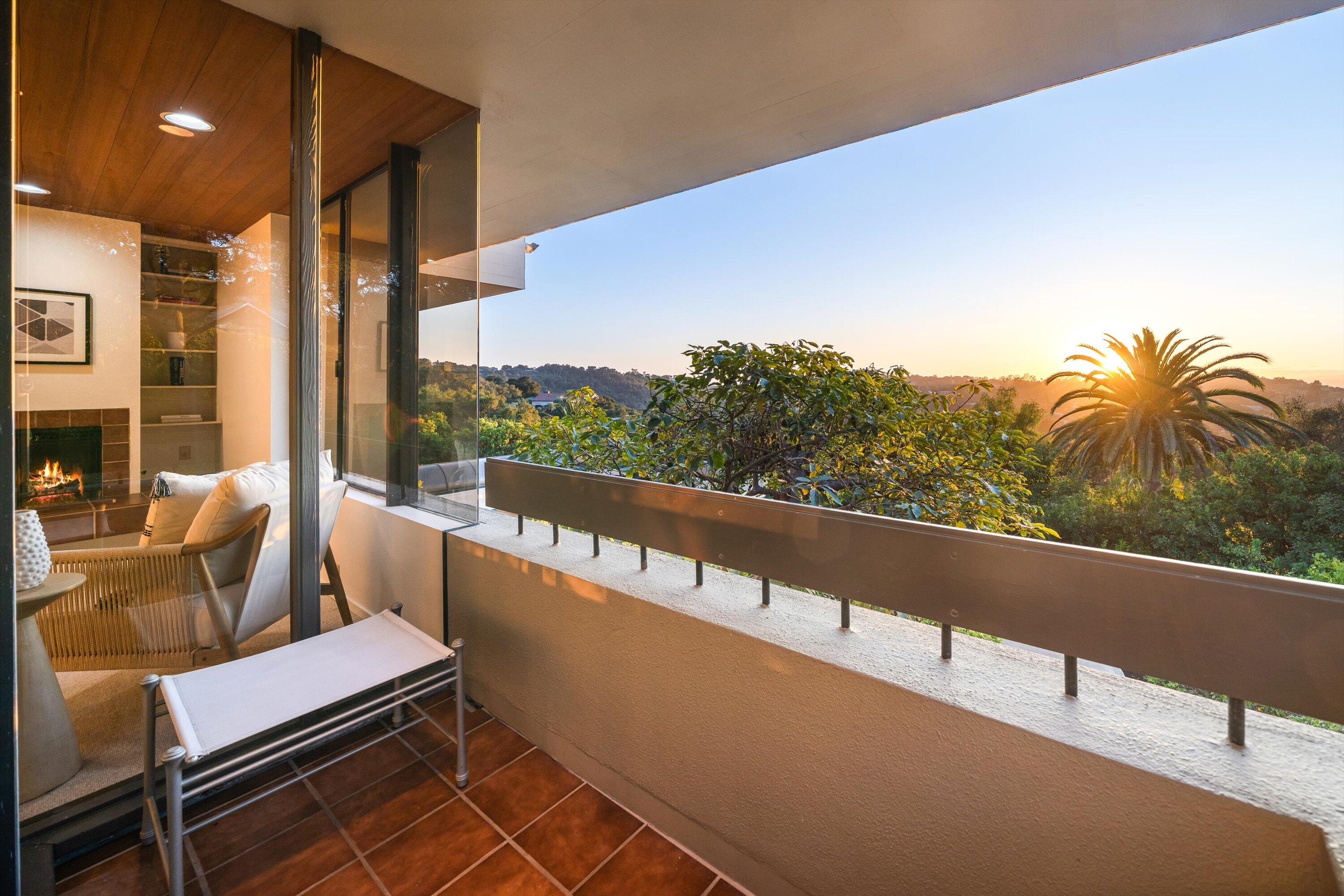 930 Monte Drive Santa Barbara, CA 93110 - Photo 15 of 49 a view of balcony with furniture