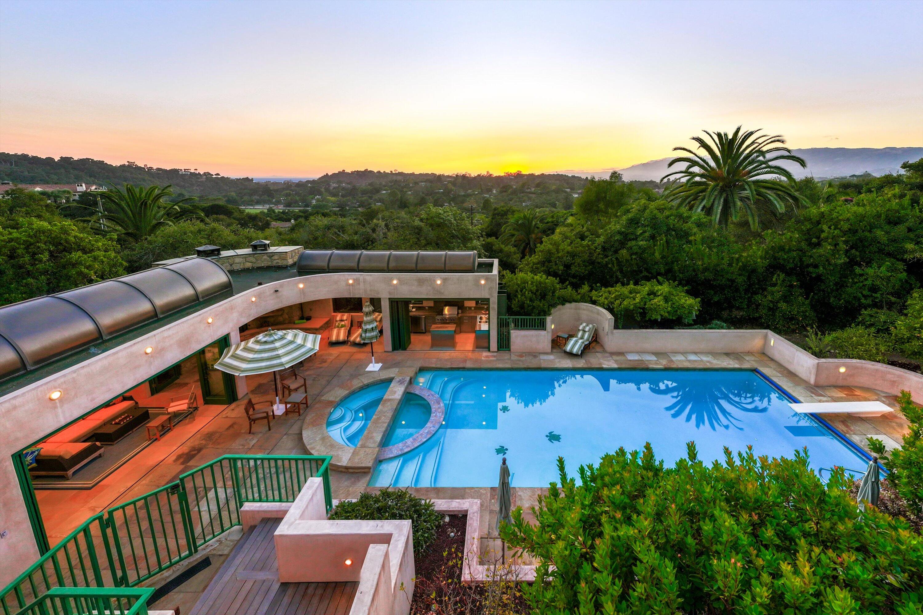 930 Monte Drive Santa Barbara, CA 93110 - Photo 43 of 50 Aerial Pool