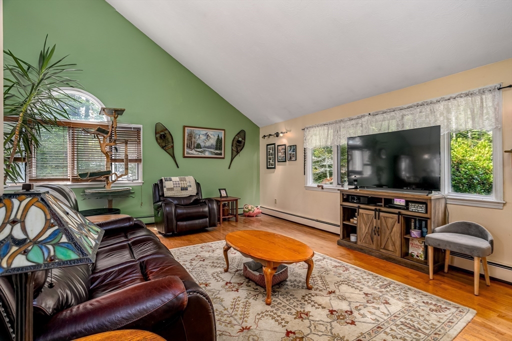 188 Hubbardston Road Templeton, MA 01468 - Photo 19 of 33 a living room with furniture and a flat screen tv