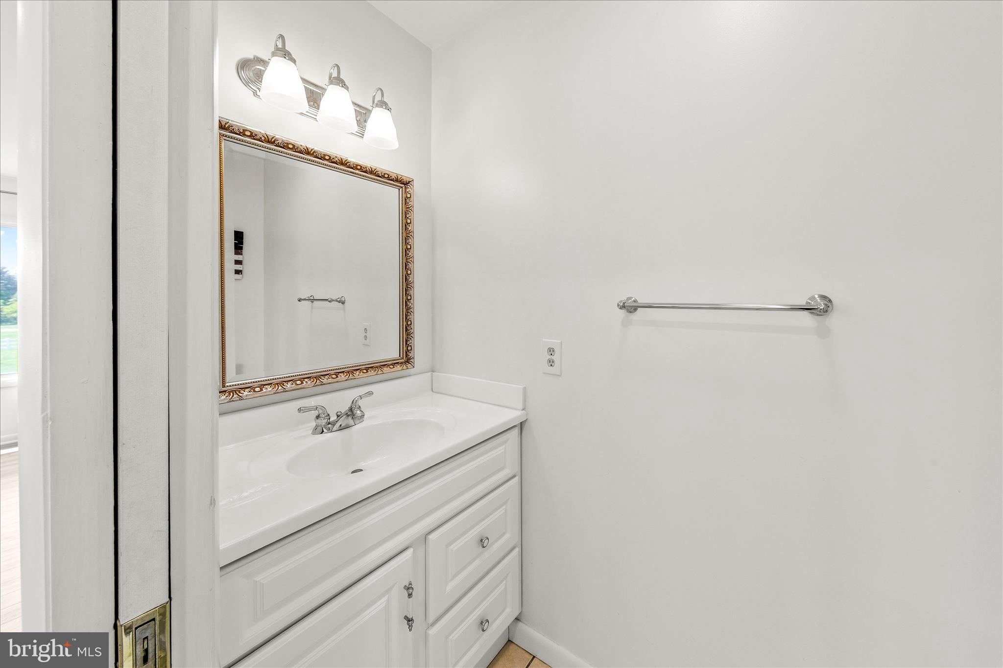 21406 Dogwood Cove Road Tilghman, MD 21671 - Photo 44 of 68 a bathroom with a sink a vanity and a mirror