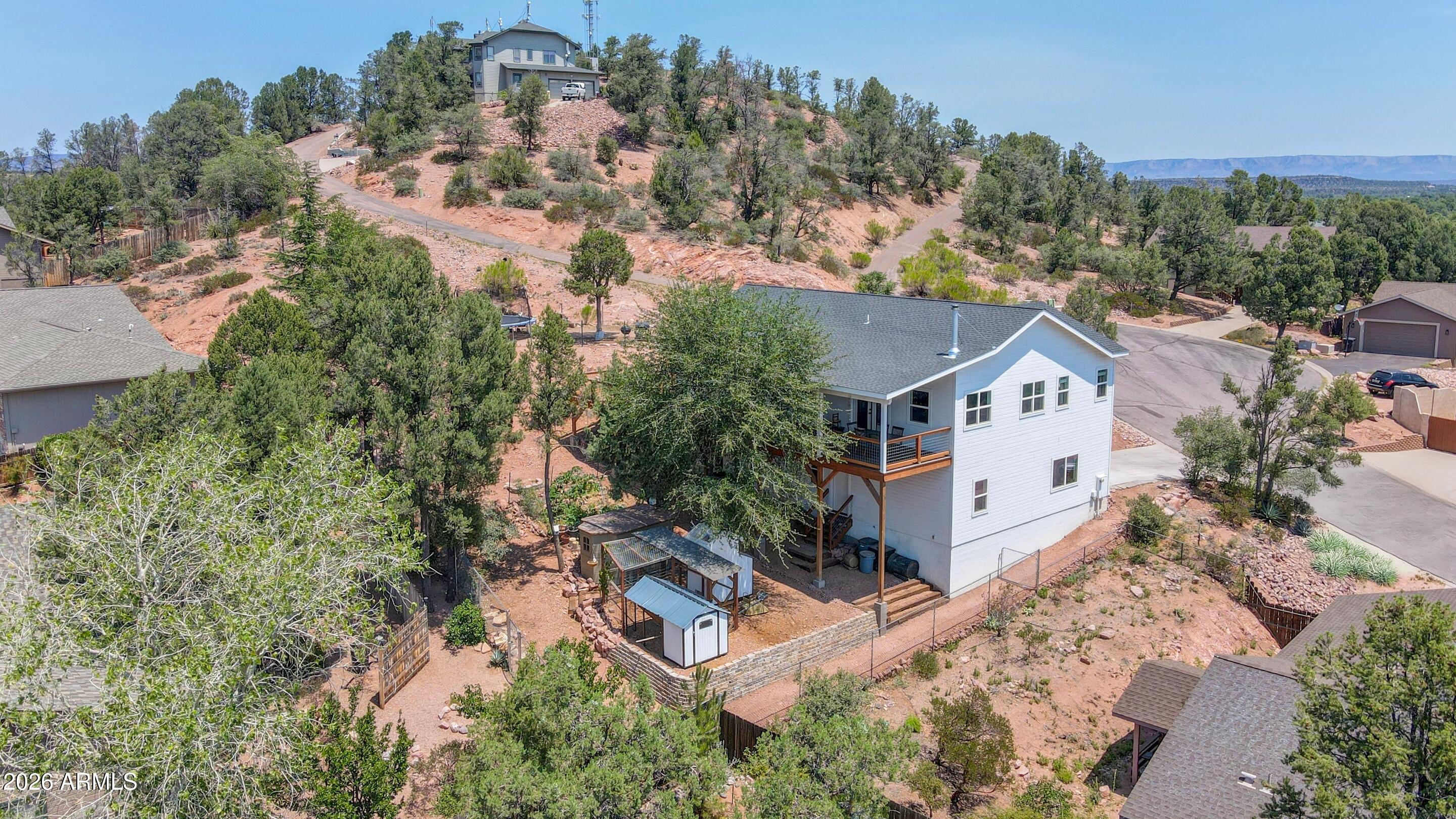 102 North Lookout Point Payson, AZ 85541 - Photo 5 of 25 an aerial view of house with yard