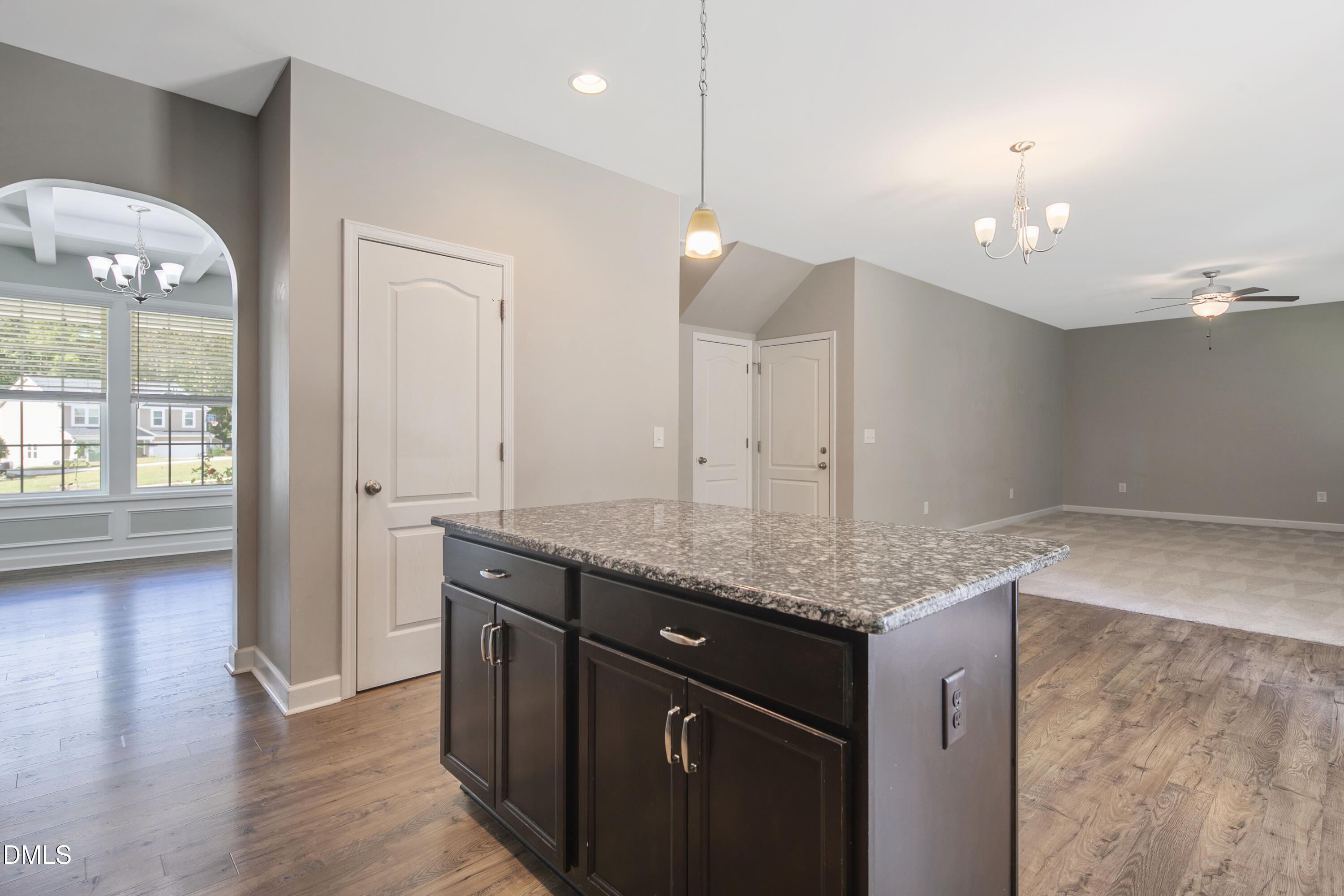 296 Birch Avenue Spring Lake, NC 28390 - Photo 15 of 37 a bathroom with a granite countertop sink a toilet and a mirror