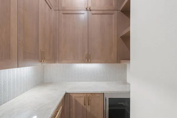 a view of a kitchen