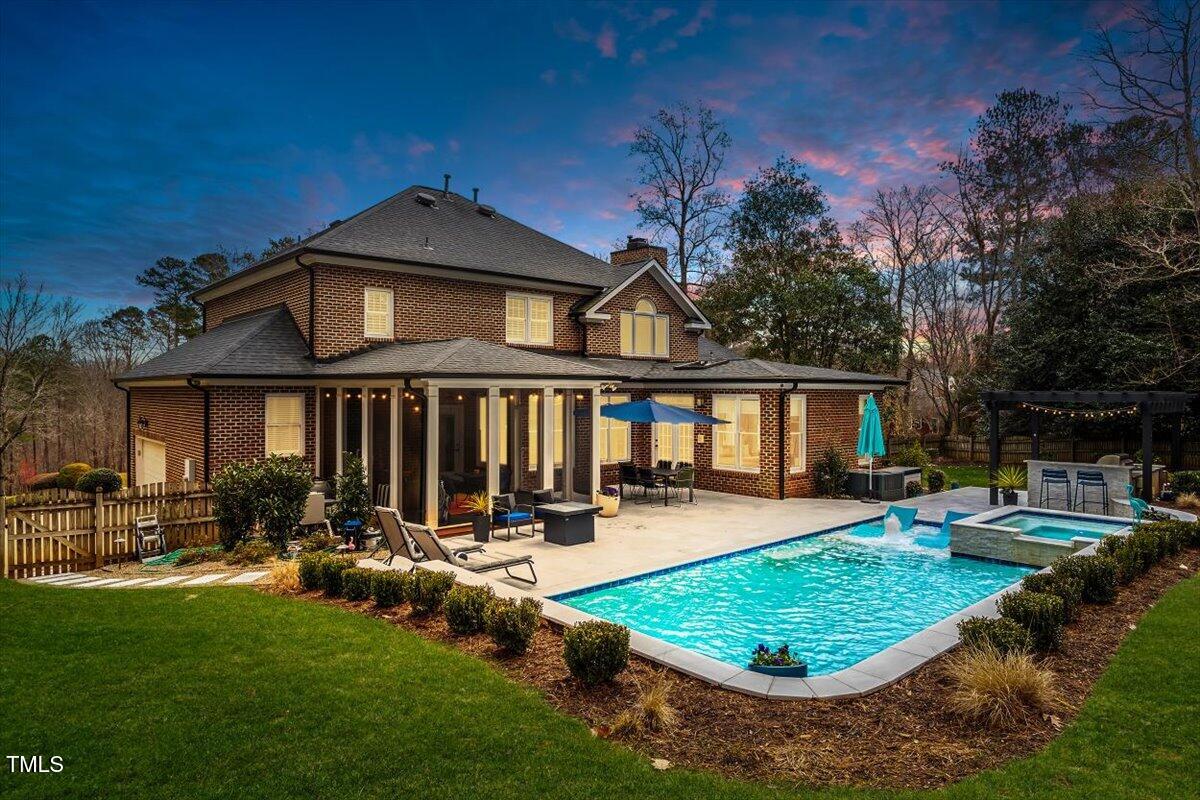 5301 Mandrake Court Raleigh, NC 27613 - Photo 1 of 65 Pool at Night