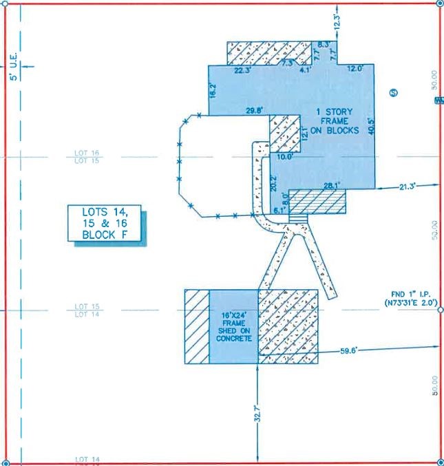 104 County Road 2401 Hull, TX 77564 - Photo 40 of 40 Lot and building placement