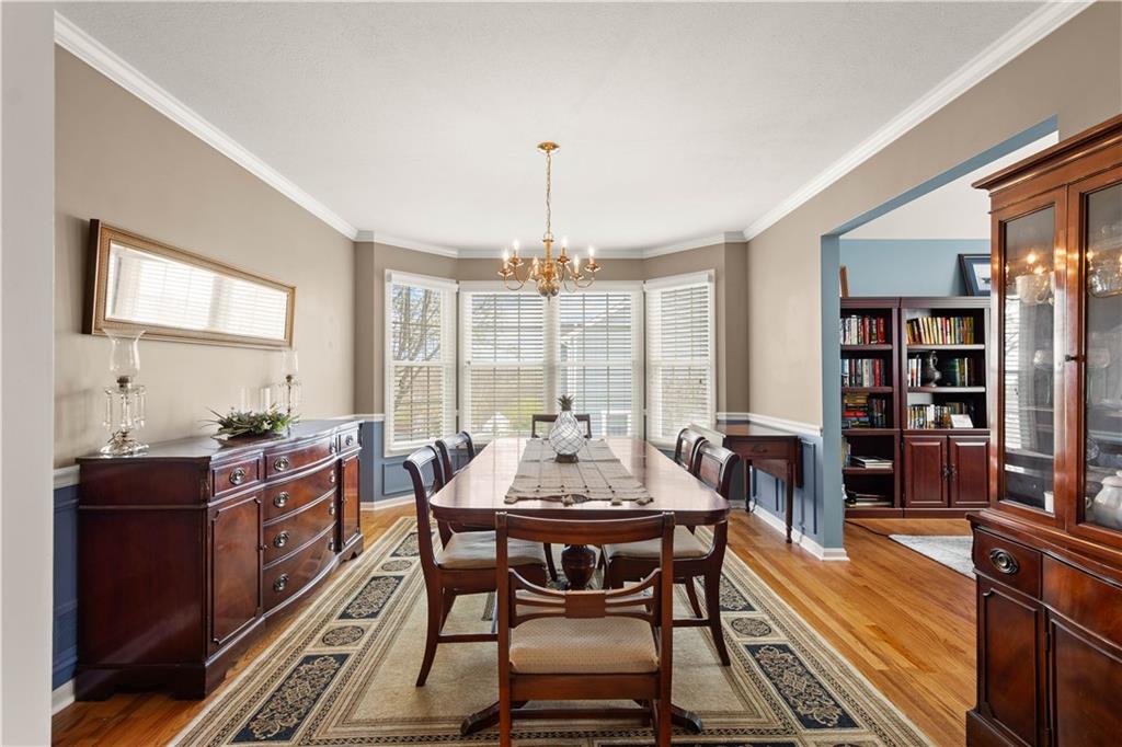 110 Walnut Drive Eighty Four, PA 15330 - Photo 6 of 50 a view of a dining room with furniture window and wooden floor