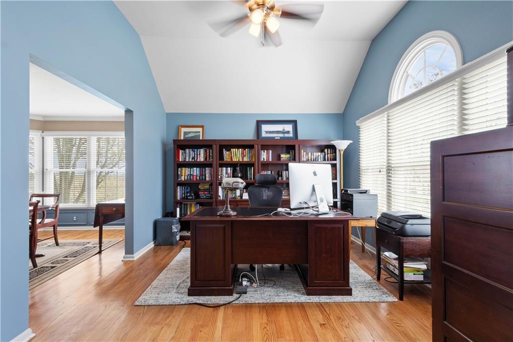 110 Walnut Drive Eighty Four, PA 15330 - Photo 8 of 50 a living room with furniture and a book shelf