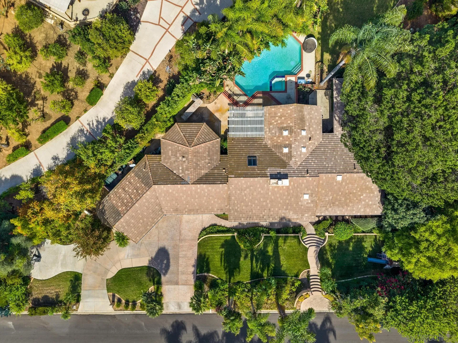 13678 Orchard Gate Road Poway, CA 92064 - Photo 29 of 29 an aerial view of a house with yard