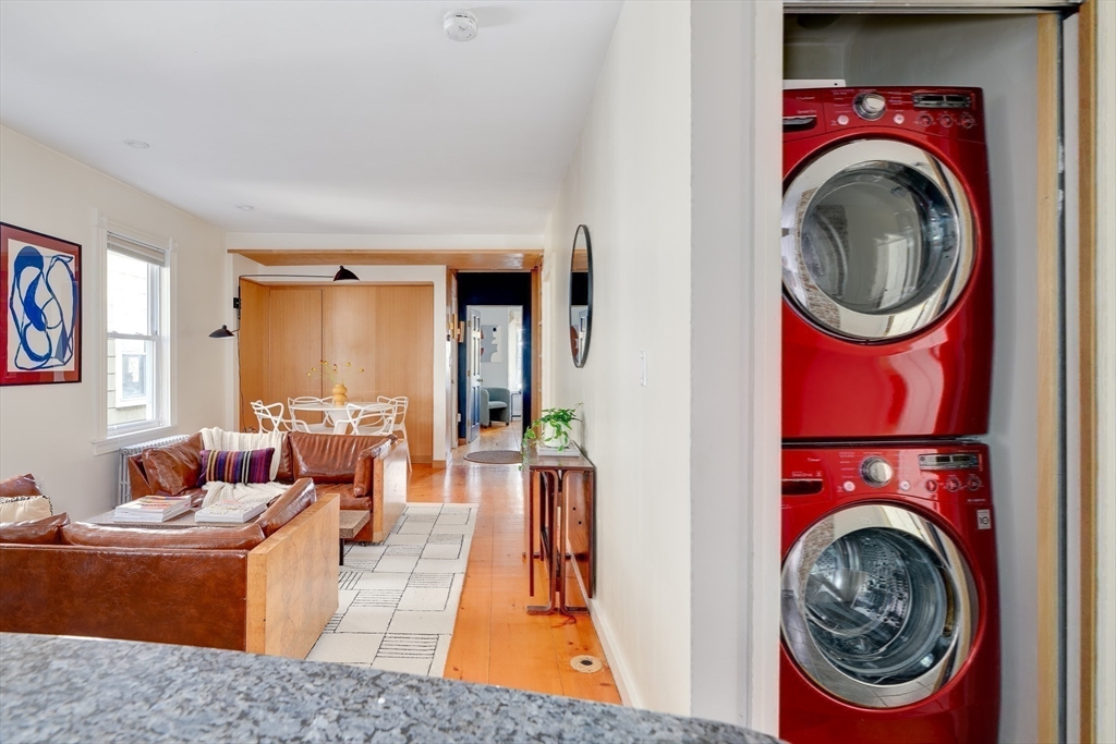 33 Line Street, Unit 1 Cambridge, MA 02138 - Photo 21 of 22 a view of living room washer and dryer