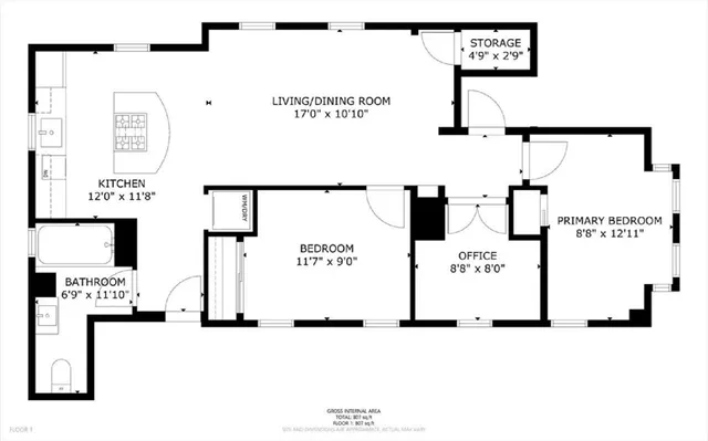 $879,000 | 33 Line Street, Unit 1, Cambridge, MA 02138
