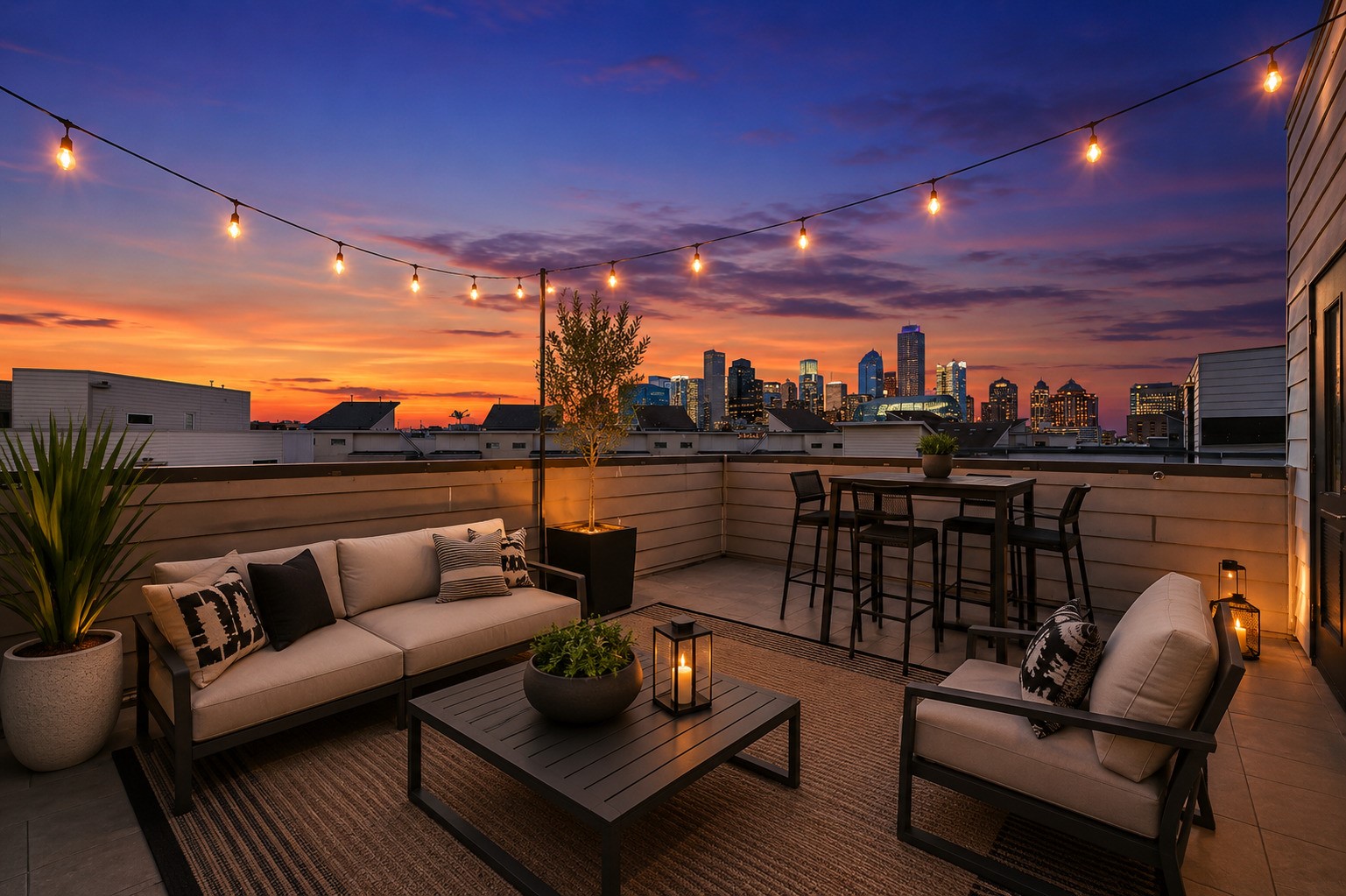 2338 Commerce Street Houston, TX 77003 - Photo 4 of 29 Virtually Staged 4th floor roof-top deck