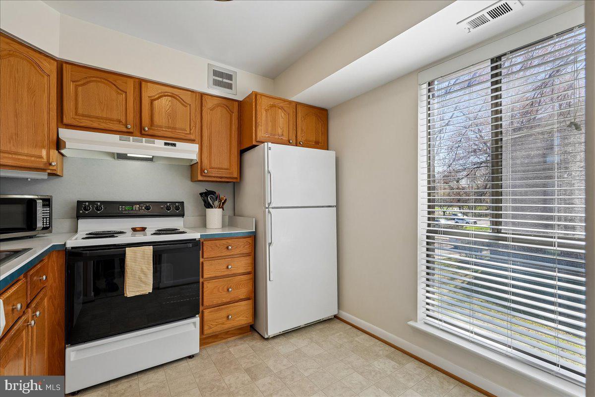Bright and inviting kitchen space.