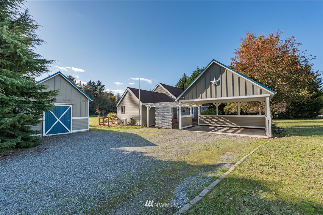 481 Holgerson Road Sequim, WA 98382 - Photo 40 of 40 a view of house with yard and entertaining space