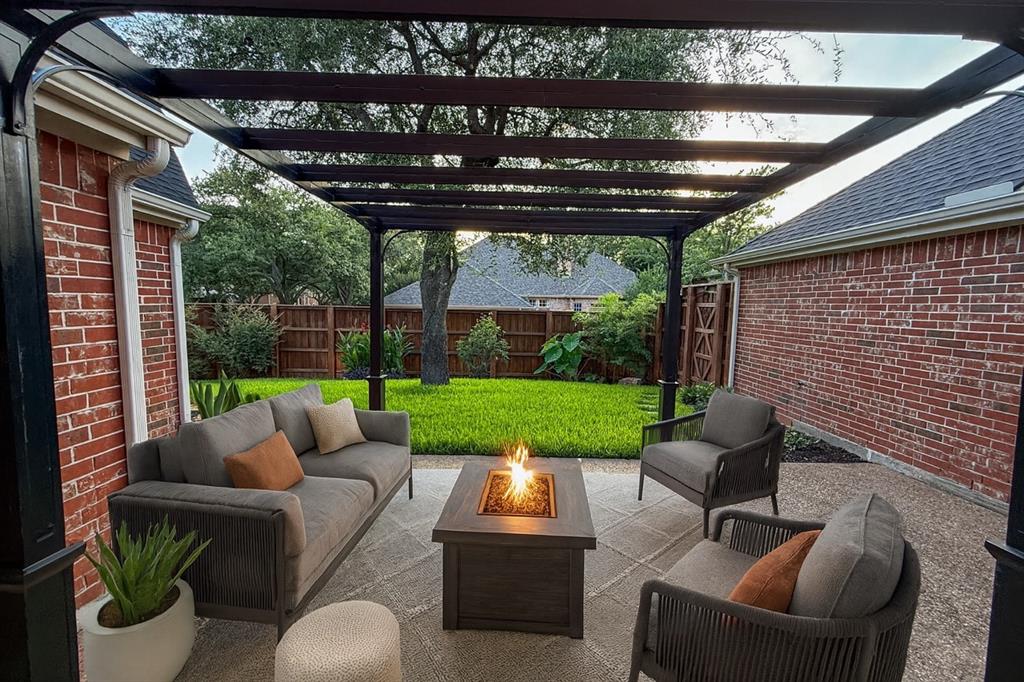 7201 Regency Court Plano, TX 75024 - Photo 27 of 37 Virtually staged Patio