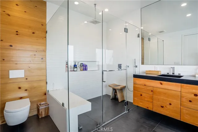 a view of a balcony with chairs