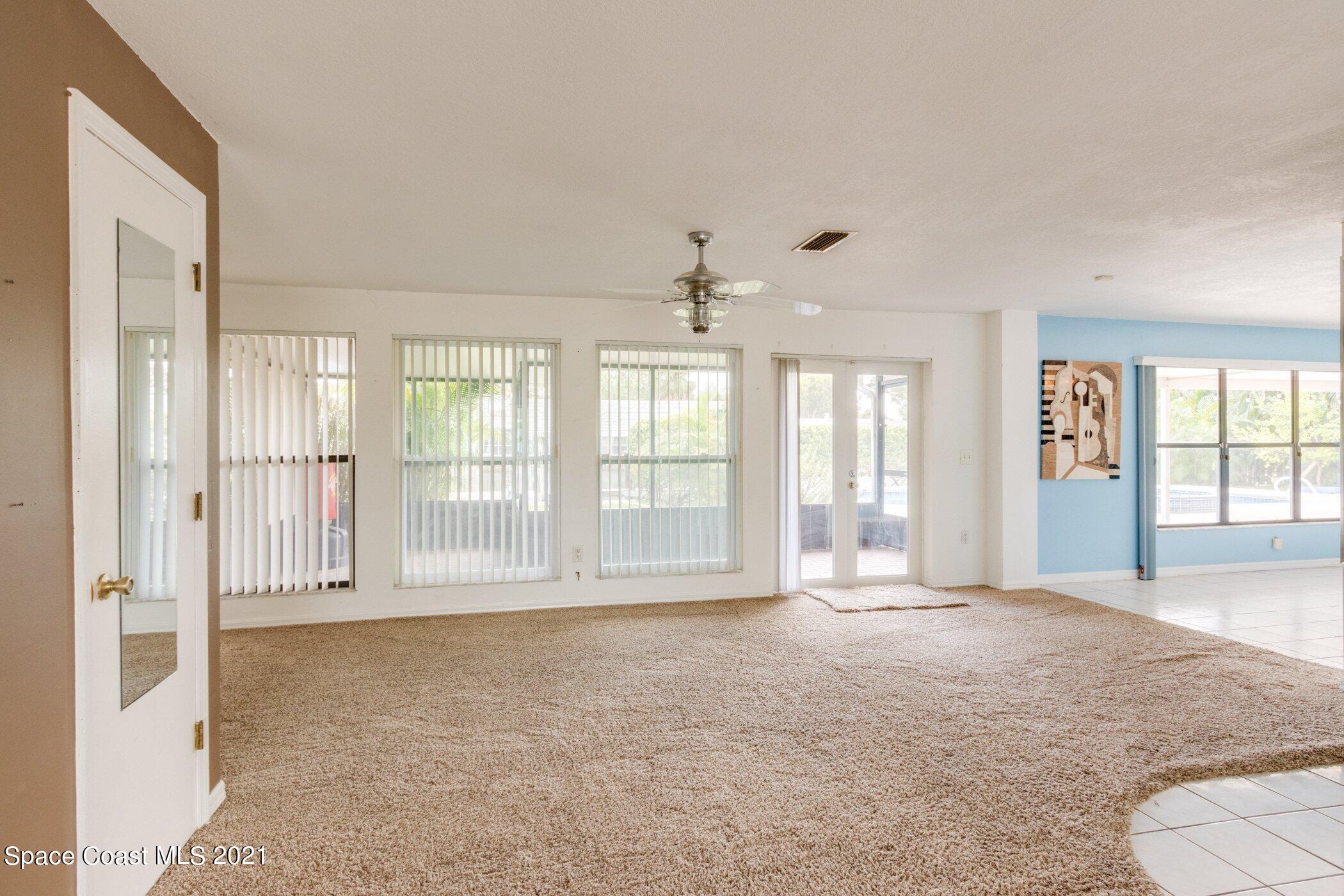 931 Bali Road Cocoa Beach, FL 32931 - Photo 14 of 42 Living East view