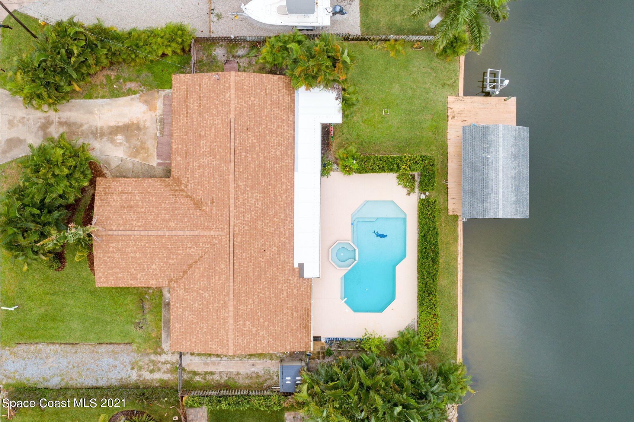 931 Bali Road Cocoa Beach, FL 32931 - Photo 4 of 42 Aerial View