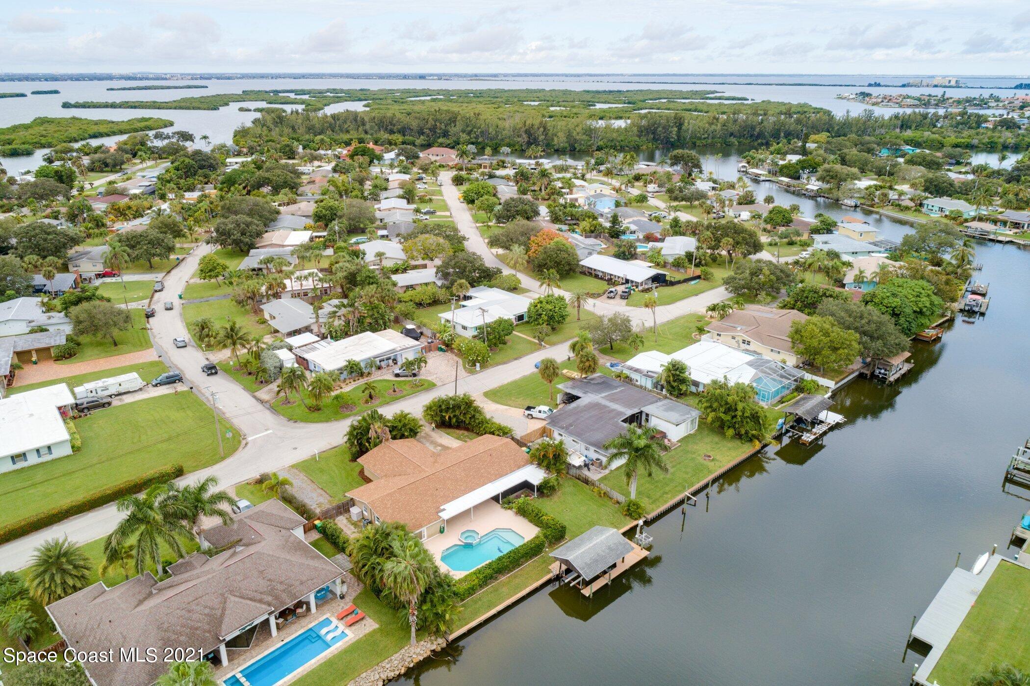 931 Bali Road Cocoa Beach, FL 32931 - Photo 42 of 42 Aerial Thousand Islands