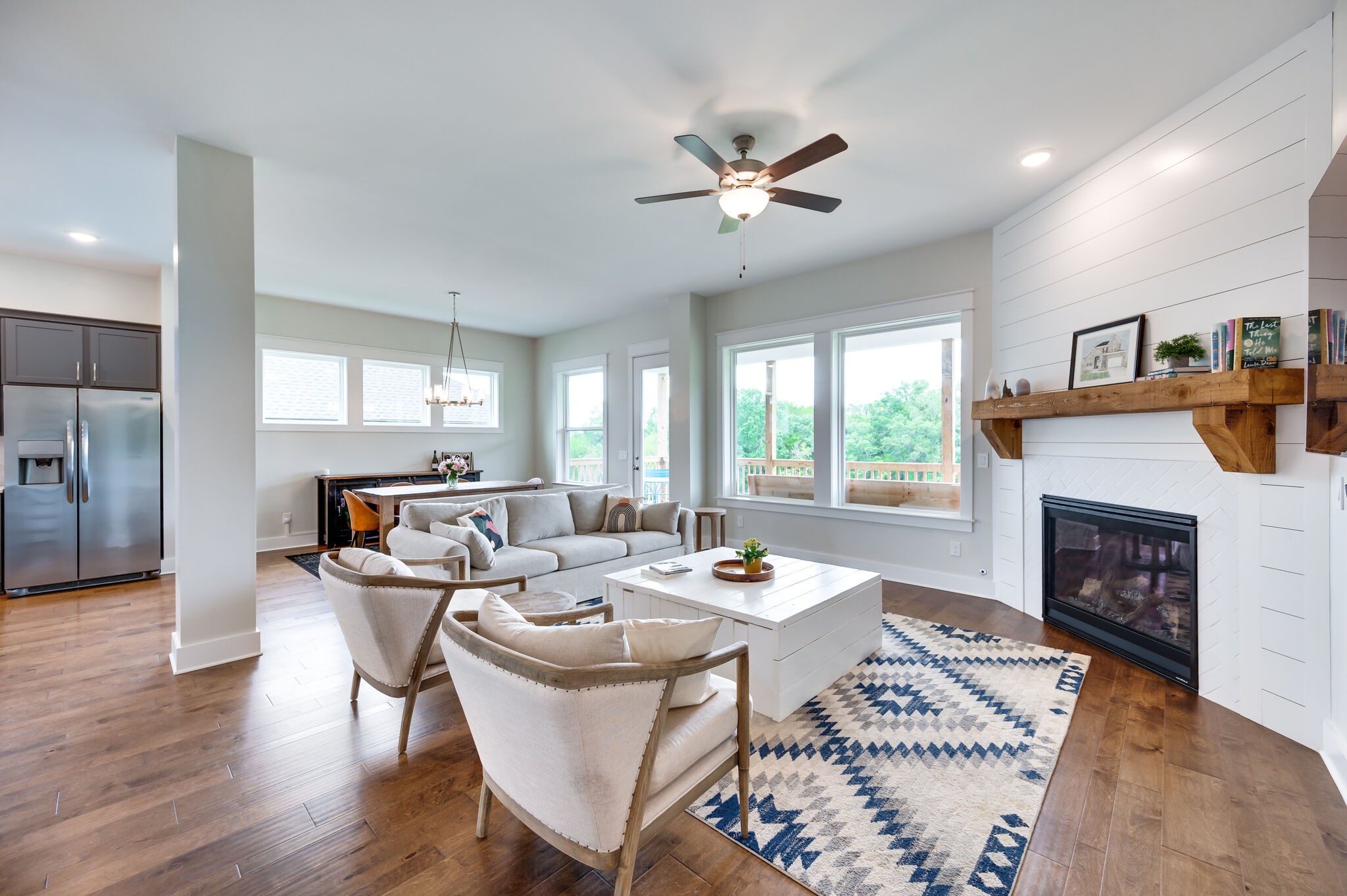 7751 Thayer Road Nolensville, TN 37135 - Photo 22 of 69 a living room with furniture fireplace and window
