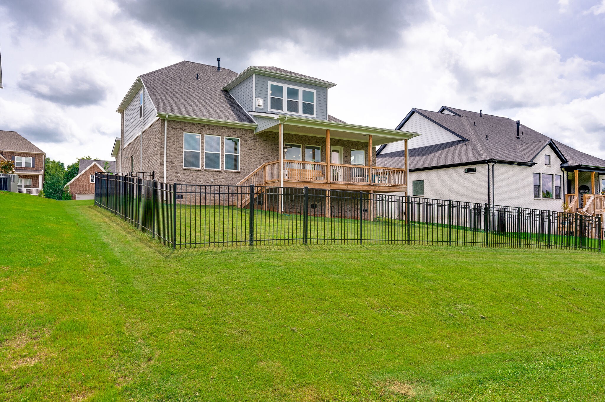 7751 Thayer Road Nolensville, TN 37135 - Photo 46 of 69 a view of a house with a backyard