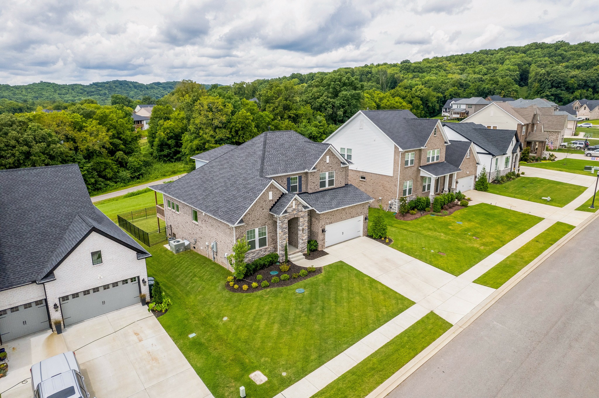 7751 Thayer Road Nolensville, TN 37135 - Photo 54 of 69 an aerial view of a house