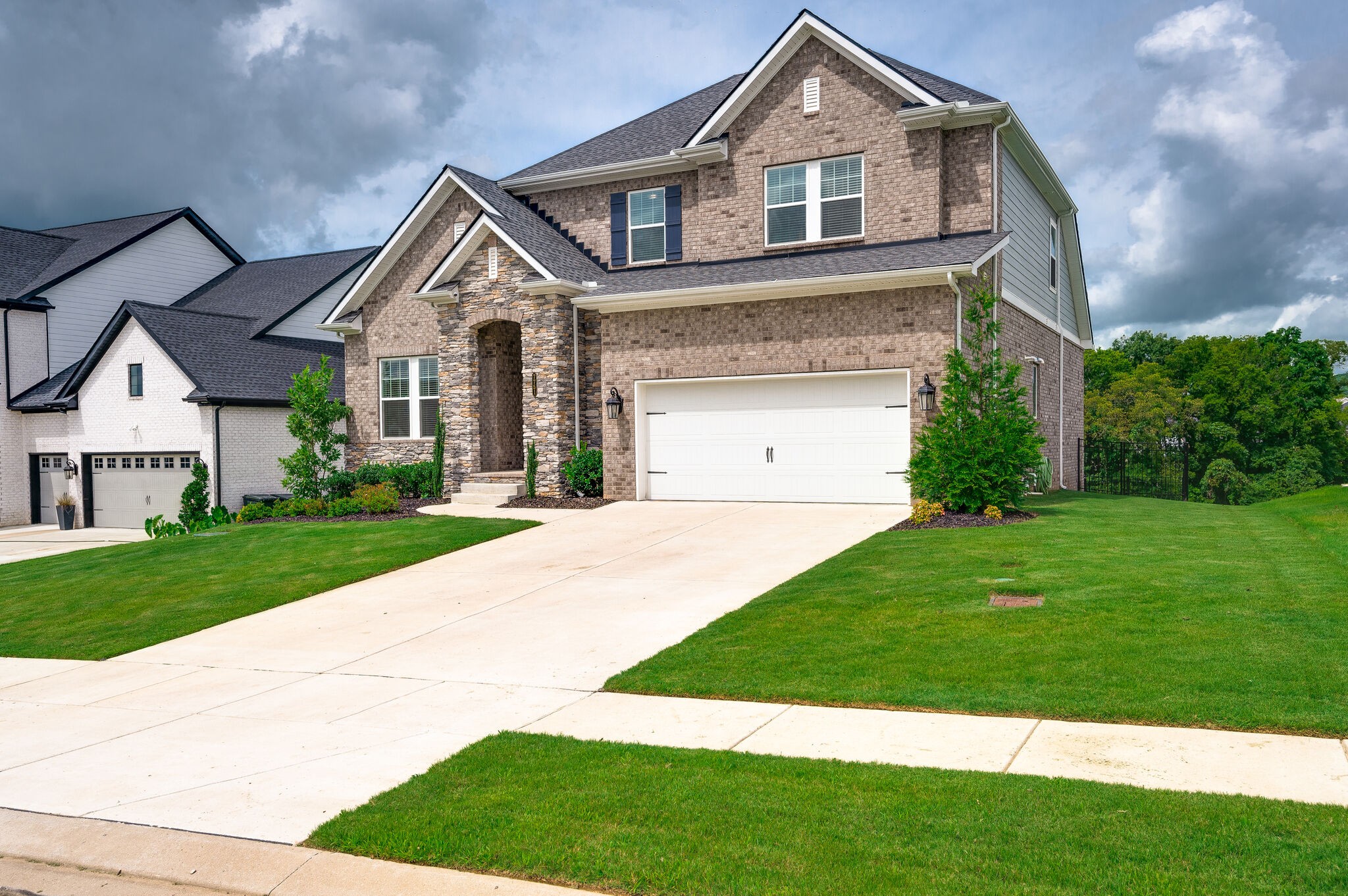 7751 Thayer Road Nolensville, TN 37135 - Photo 7 of 69 a front view of a house with a yard