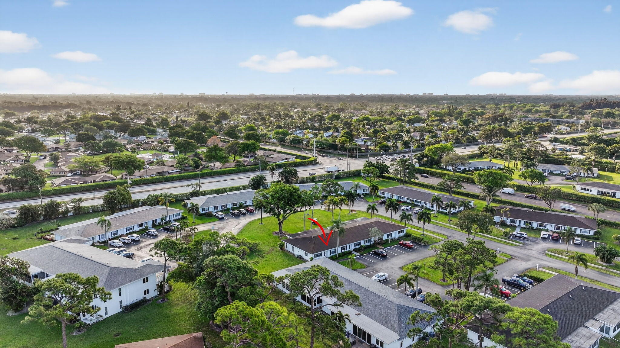 5093 Privet Place, Unit A1 Delray Beach, FL 33484 - Photo 43 of 54 an aerial view of multiple house